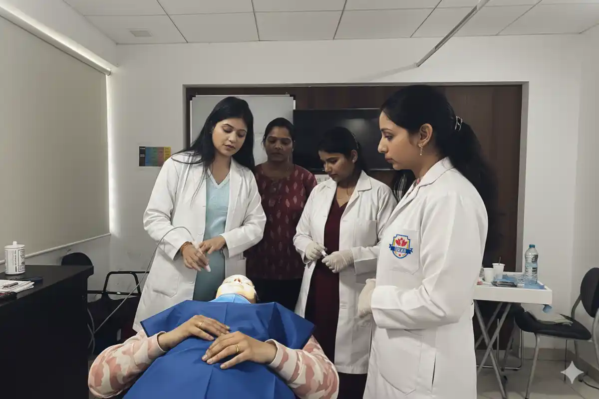 New Doctors Can Quick Start their Career in Non-Surgical Facial Rejuvenation instructor guiding student in an aesthetic procedure